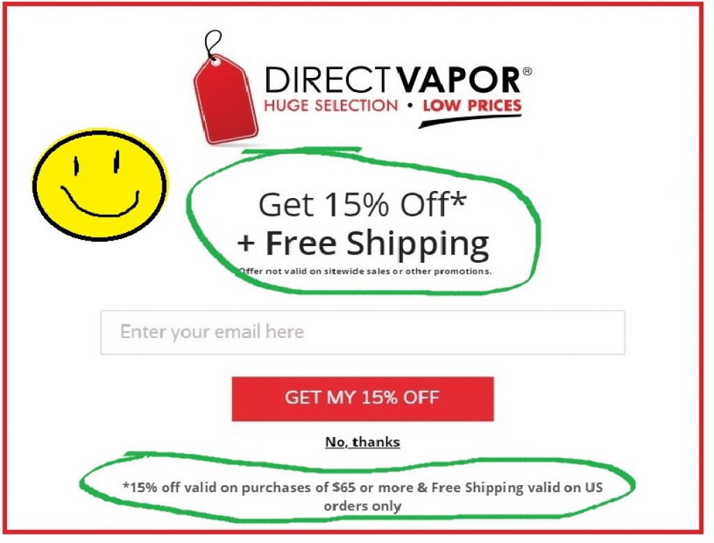 Direct Vapor coupon code